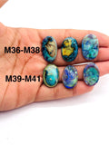 Monarch Opal Cabochon • Code M36-M41 • Sterling Opal Cabochon • AAAA Quality • Treated Opal