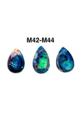 Monarch Opal Cabochon • Code M42-M44 • Sterling Opal Cabochon • AAAA Quality • Treated Opal