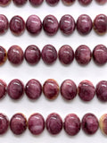 8x10 mm Purple Spiny Oyster Shell Oval Cabs • Pack of 2 Pieces • AAA Quality • Natural Spiny Oyster Shell Cabochon • Light Color