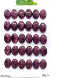 10x14 mm Purple Spiny Oyster Shell Oval Cabs • Pack of 2 Pcs • AAA Quality • Natural Spiny Oyster Shell Cabochon