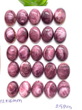12x16 mm Purple Spiny Oyster Shell Oval Cabs • Pack of 1 Piece • AAA Quality • Natural Spiny Oyster Shell Cabochon • Light Purple Color