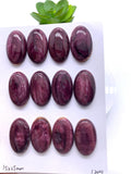 15x25 mm Purple Spiny Oyster Shell Oval Cabs • Pack of 1 Piece • AAA Quality • Natural Spiny Oyster Shell Cabochon