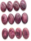 15x25 mm Purple Spiny Oyster Shell Oval Cabs • Pack of 1 Piece • AAA Quality • Natural Spiny Oyster Shell Cabochon