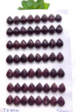 7x9 mm Purple Spiny Oyster Shell Pear Cabs • Pack of 2 Pieces • AAA Quality • Natural Spiny Oyster Teardrop Cabochon