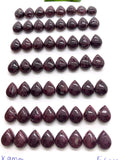 7x9 mm Purple Spiny Oyster Shell Pear Cabs • Pack of 2 Pieces • AAA Quality • Natural Spiny Oyster Teardrop Cabochon