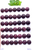10 mm Purple Spiny Oyster Shell Round Cabs • Pack of 2 Pieces • AAA Quality • Natural Piny Oyster Shell Cabochon
