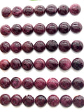 12 mm Purple Spiny Oyster Shell Round Cabs • Pack of 2 Pieces • AAA Quality • Natural Spiny Oyster Shell Cabochon