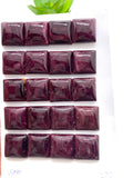 15 mm Purple Spiny Oyster Shell Square Cabs • Pack of 1 Pc • AAA Quality • Natural Spiny Oyster Shell Cabochon