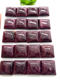15 mm Purple Spiny Oyster Shell Square Cabs • Pack of 1 Pc • AAA Quality • Natural Spiny Oyster Shell Cabochon