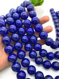 18 mm Lapis Round Beads • Code #A1 • Length 40 cm • AAA Quality• Natural Lapis Lazuli Round Beads