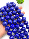 18 mm Lapis Round Beads • Code #A2 • Length 40 cm • AAAA Quality• Natural Lapis Lazuli Round Beads