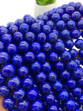 10 mm Lapis Round Beads • Length 40 cm • AAA Quality• Natural Lapis Lazuli Round Beads