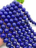 16 mm Lapis Round Beads • Length 40 cm • AA Quality• Natural Lapis Lazuli Round Beads