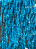 2mm Turquoise Rondelle Beads - Length 38 cm - AAA Quality - Natural Turquoise Roundel Beads