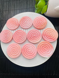 25mm Queen Conch Shell Carving Swirl Cabs • Pack of 1 Pc • AAA Quality • Flat Back • Queen Conch Cameo Cabochons
