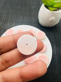 20 mm Queen Conch Shell Carving Swirl Cabs • Half Drill • Pack of 1 Pc • AAA Quality • Flat Back • Queen Conch Carving Cameo Cabochons