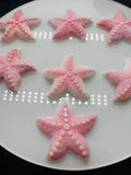 25x25mm Queen Conch Shell Carving Starfish Cabs • Pack of 1 Pc • AAA Quality • Flat Back • Queen Conch Carving Saline Starfish Cabochons