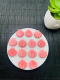 22x22 mm Queen Conch Shell Carving Sealife Cabs • Pack of 1 Pc • AAA Quality • Flat Back • Queen Conch Carving Cabochons