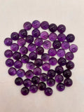 12MM Natural Amethyst Cabs , Pack of 4 Pieces , Top Quality Cabochons , African Amethyst cabochon