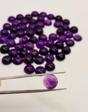 12MM Natural Amethyst Cabs , Pack of 4 Pieces , Top Quality Cabochons , African Amethyst cabochon