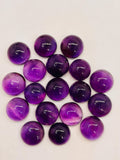 14MM Natural Amethyst Cabs , Pack of 2 Pieces , Top Quality Cabochons , African Amethyst cabochon