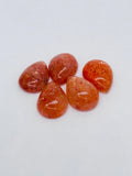 Sunstone Cabochon 10x14 mm -Pack of 1 Pieces -AAA Quality cabs- Sunstone Pear Cabochon -Natural Sunstone Cabs