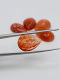 Sunstone Cabochon 10x14 mm -Pack of 1 Pieces -AAA Quality cabs- Sunstone Pear Cabochon -Natural Sunstone Cabs
