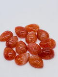 Sunstone Cabochon 9X12 mm -Pack of 2 Pieces -AAA Quality cabs- Sunstone Pear Cabochon -Natural Sunstone Cabs
