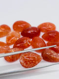 Sunstone Cabochon 8X12 mm -Pack of 2 Pieces -AAA Quality cabs- Sunstone Pear Cabochon -Natural Sunstone Cabs