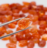Sunstone Cabochon 7x10 mm -Pack of 4 Pieces -AAA Quality cabs- Sunstone Pear Cabochon -Natural Sunstone Cabs