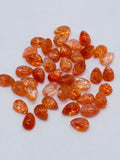Sunstone Cabochon 4x6 mm -Pack of 5 Pieces -AAA Quality cabs- Sunstone Pear Cabochon -Natural Sunstone Cabs