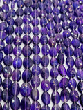 Amethyst Oval 8x10mm faceted Beads , Length 14 Inch, Natural Amethyst faceted .AAA Quality , Origin Africa.