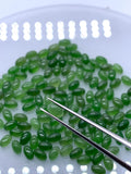 Jade Oval Cabs - 3x6 mm Size - Pack of 8 Pcs - AAA Quality - Natural Russian Jade Cabochons