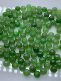 Jade Round Cabs - 4 mm Size - Pack of 6 Pcs - AAA Quality - Natural Russian Jade Cabochons