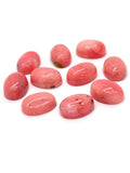 Pink Opal Oval Cabs 10x14MM Size - Pack of 2 Piece - AAA Quality - Natural Pink Opal Cabochon - Pink Opal Cabs