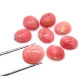 Pink Opal Oval Cabs 10x12 MM Size - Pack of 2 Piece - AAA Quality - Natural Pink Opal Cabochon - Pink Opal Cabs
