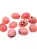 Pink Opal Oval Cabs 8X10 MM Size - Pack of 4 Piece - AAA Quality - Natural Pink Opal Cabochon - Pink Opal Cabs