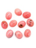 Pink Opal Oval Cabs 8X10 MM Size - Pack of 4 Piece - AAA Quality - Natural Pink Opal Cabochon - Pink Opal Cabs