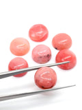 Pink Opal 10MM Round Cabs - Pack of 4 Piece - AAA Quality - Natural Pink Opal Cabochon - Pink Opal Cabs