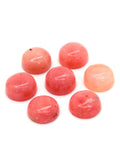 Pink Opal 9MM Round Cabs - Pack of 4 Piece - AAA Quality - Natural Pink Opal Cabochon - Pink Opal Cabs