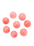 Pink Opal 7MM Round Cabs - Pack of 4 Piece - AAA Quality - Natural Pink Opal Cabochon - Pink Opal Cabs