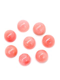 Pink Opal 6MM Round Cabs - Pack of 5 Piece - AAA Quality - Natural Pink Opal Cabochon - Pink Opal Cabs