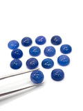 8mm Tanzanite Cabochon Round Calibrated, Tanzanite Cabs-pack of 4 pc
