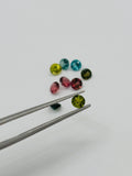 Multi Tourmaline 3MM faceted, Tourmaline gemstone loose cut , Tourmaline cut stone, Pack of 5 Pcs, AAA Quality