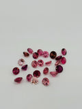 Pink Tourmaline 4MM faceted, Tourmaline gemstone loose cut , Tourmaline cut stone, Pack of 4 Pcs, AAA Quality