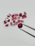 Pink Tourmaline 4MM faceted, Tourmaline gemstone loose cut , Tourmaline cut stone, Pack of 4 Pcs, AAA Quality