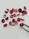 Pink Tourmaline 4MM faceted, Tourmaline gemstone loose cut , Tourmaline cut stone, Pack of 4 Pcs, AAA Quality