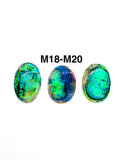 Monarch Opal Cabochon • Code M18-M20 • Sterling Opal Cabochon • AAAA Quality • Treated Opal