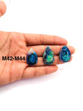 Monarch Opal Cabochon • Code M42-M44 • Sterling Opal Cabochon • AAAA Quality • Treated Opal