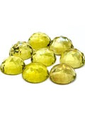 Lemon Quartz 11MM Round rose cut- Pack of 2 Piece - AAA Quality - loose gemstone, , Lemon Quartz.
